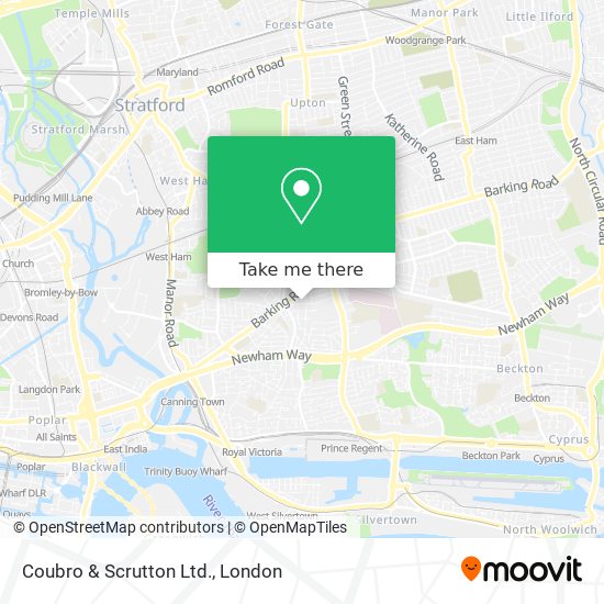 Coubro & Scrutton Ltd. map