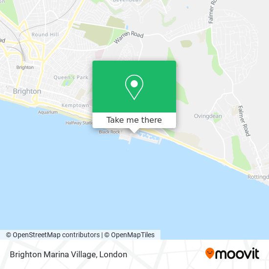 Brighton Marina Village map