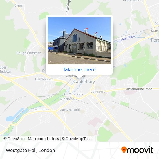Westgate Hall map