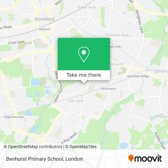 Benhurst Primary School map