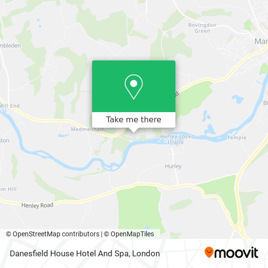 Danesfield House Hotel And Spa map