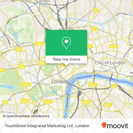 Touchdown Integrated Marketing Ltd. map