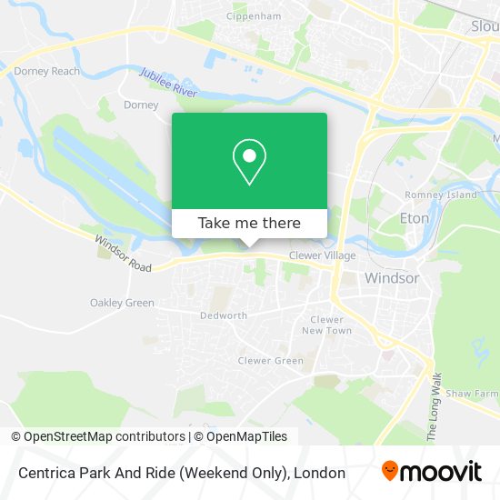 Centrica Park And Ride (Weekend Only) map