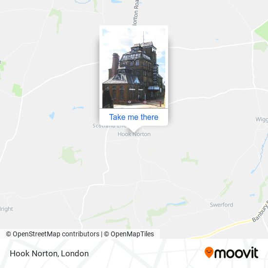 Hook Norton map