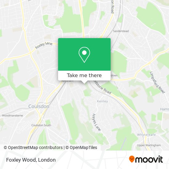 Foxley Wood map