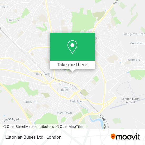 Lutonian Buses Ltd. map