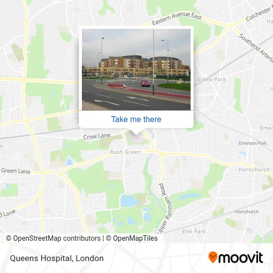 how-to-get-to-queens-hospital-in-romford-by-bus-train-tube-or-dlr
