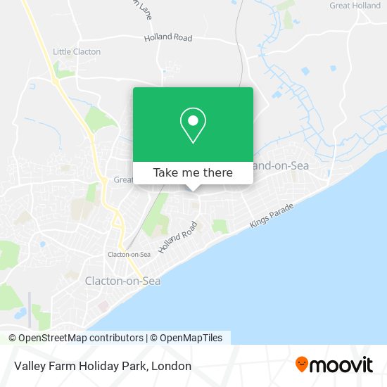 Valley Farm Holiday Park map
