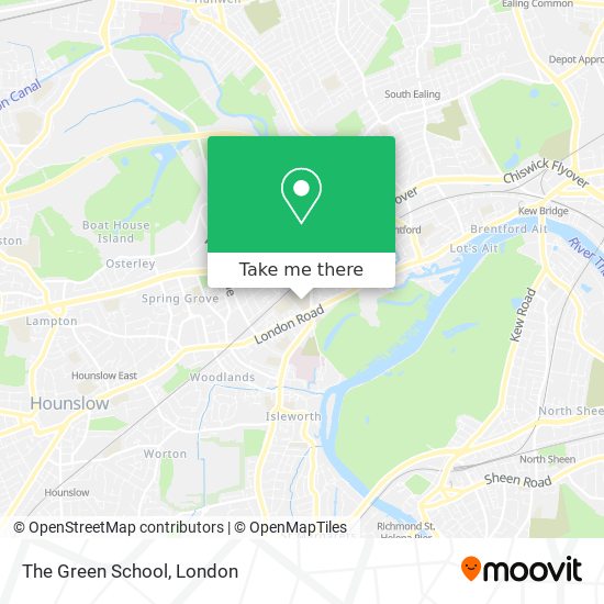 The Green School map