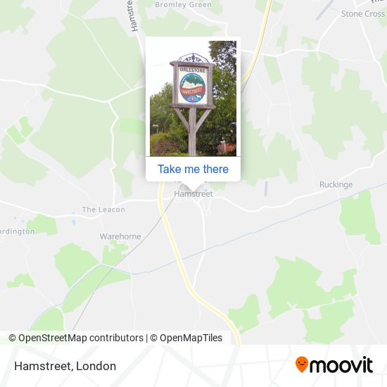 Hamstreet map