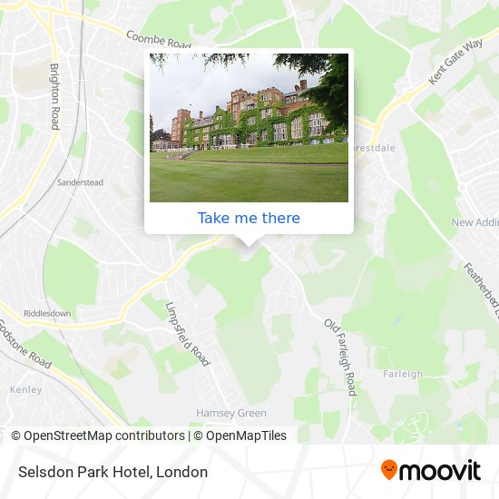 Selsdon Park Hotel map
