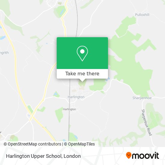 Harlington Upper School map