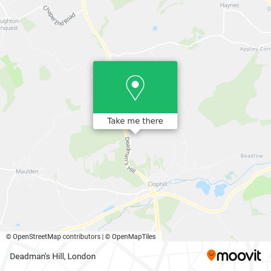 Deadman's Hill map