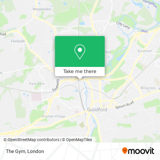The Gym map