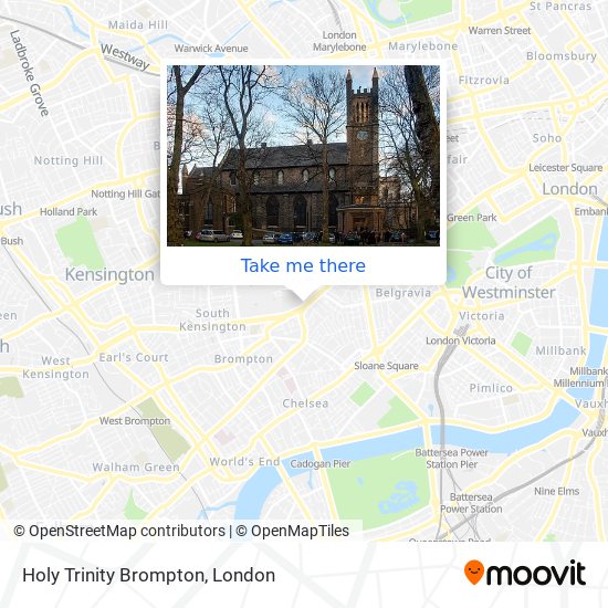 Holy Trinity Brompton map
