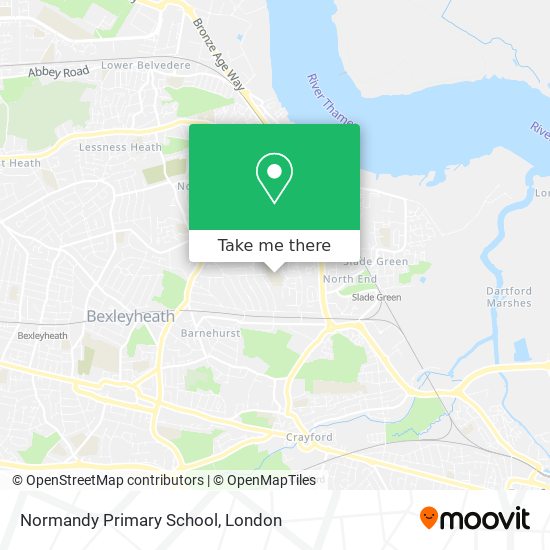 Normandy Primary School map