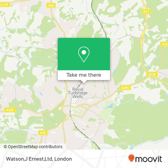 Watson,J Ernest,Ltd map