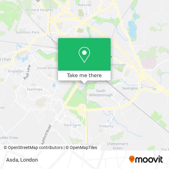Asda map