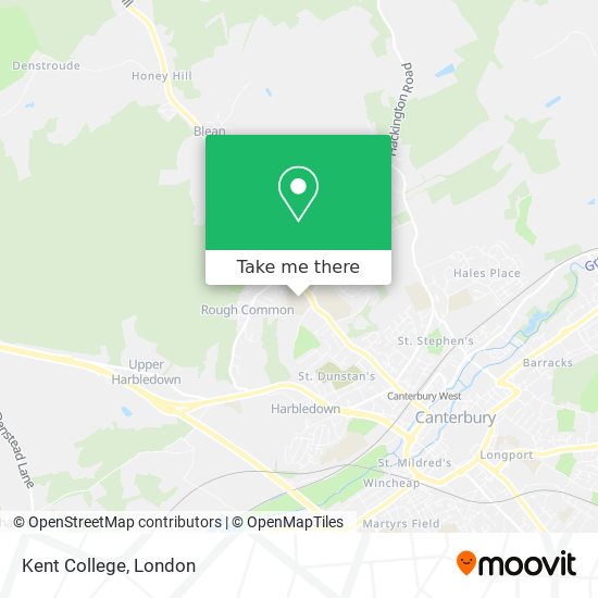 Kent College map