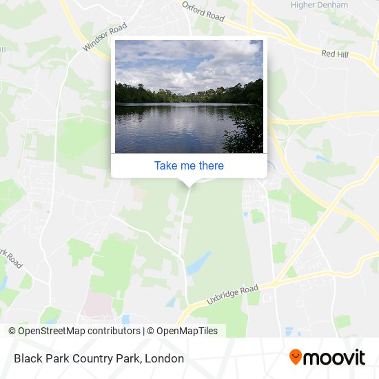 Black Park Country Park map
