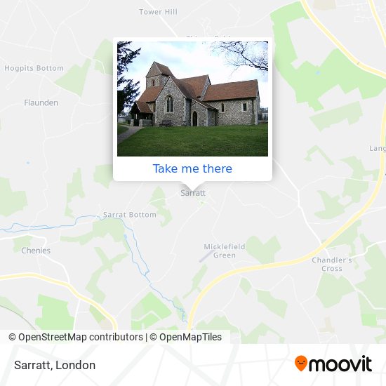 Sarratt map