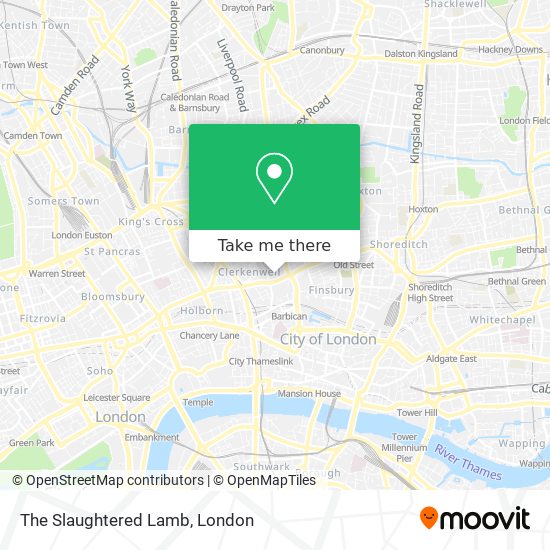The Slaughtered Lamb map
