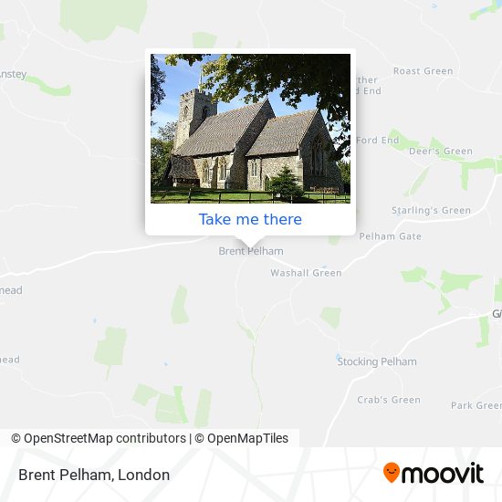 Brent Pelham map