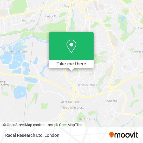 Racal Research Ltd map