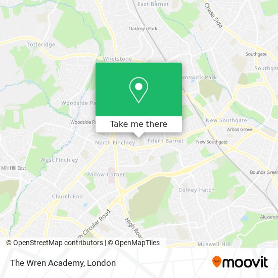 The Wren Academy map