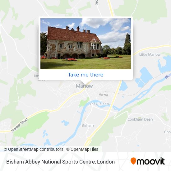 Bisham Abbey National Sports Centre map