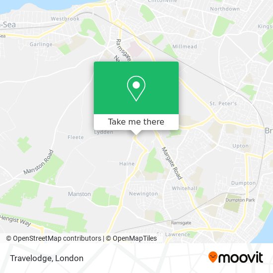 Travelodge map