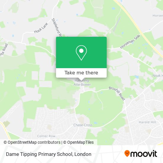 Dame Tipping Primary School map