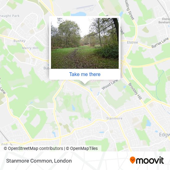 Stanmore Common map
