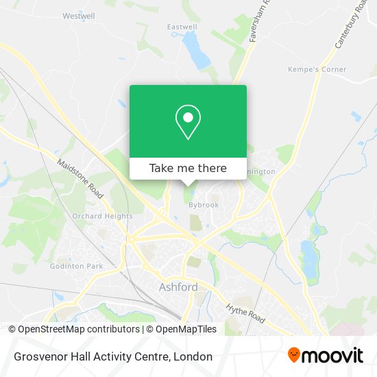 Grosvenor Hall Activity Centre map