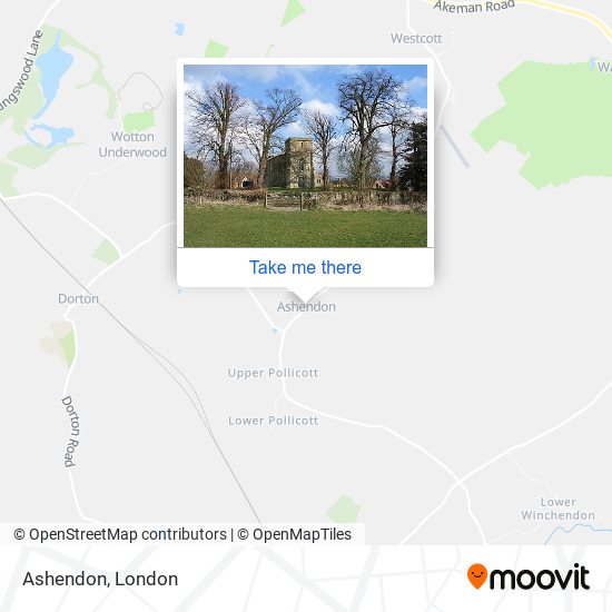Ashendon map