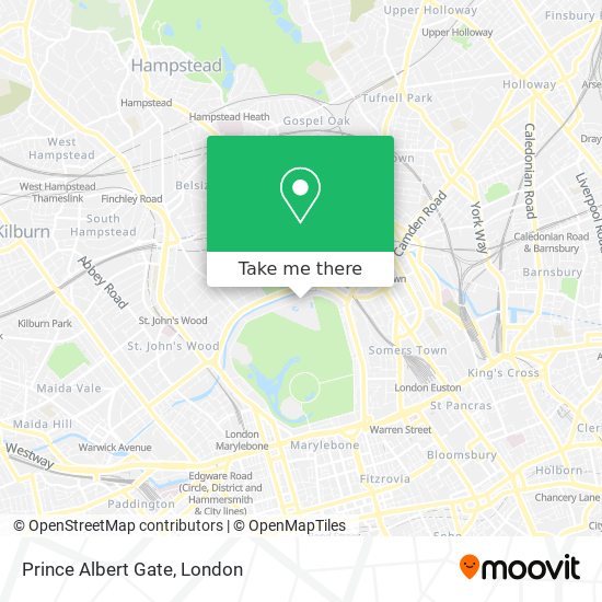 Prince Albert Gate map