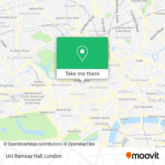 Ucl Ramsay Hall map