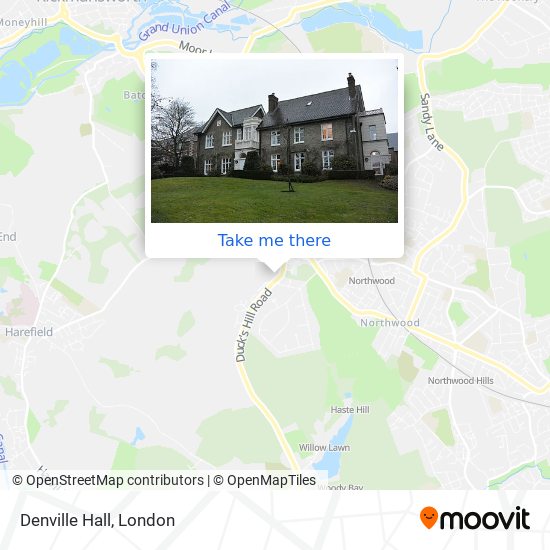 Denville Hall map