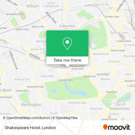 Shakespeare Hotel map
