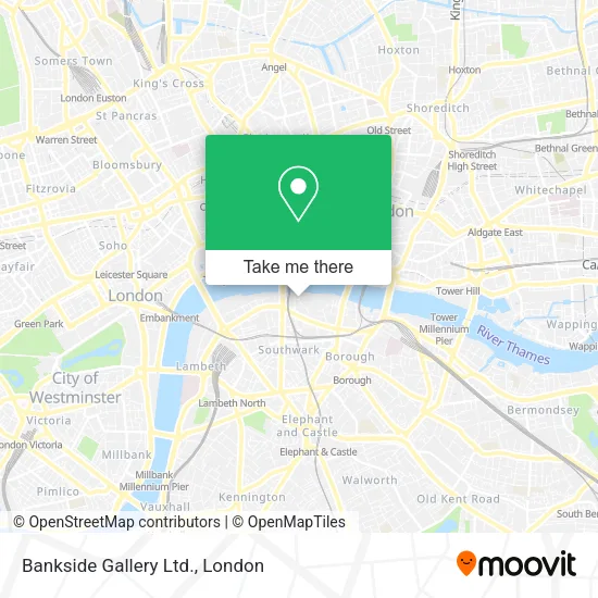 Bankside Gallery Ltd. map