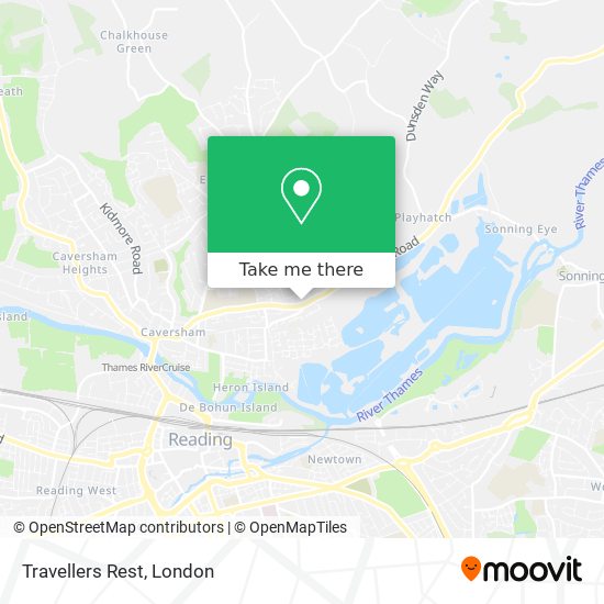 Travellers Rest map