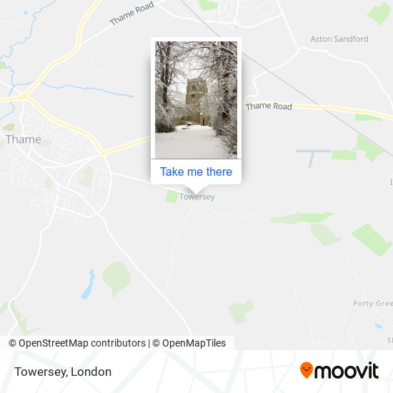Towersey map