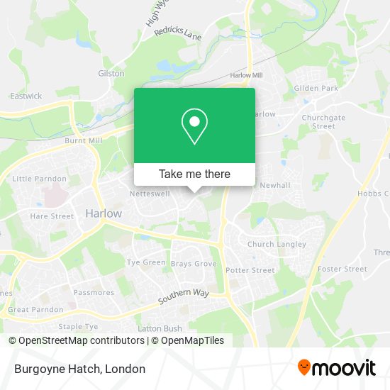 Burgoyne Hatch map