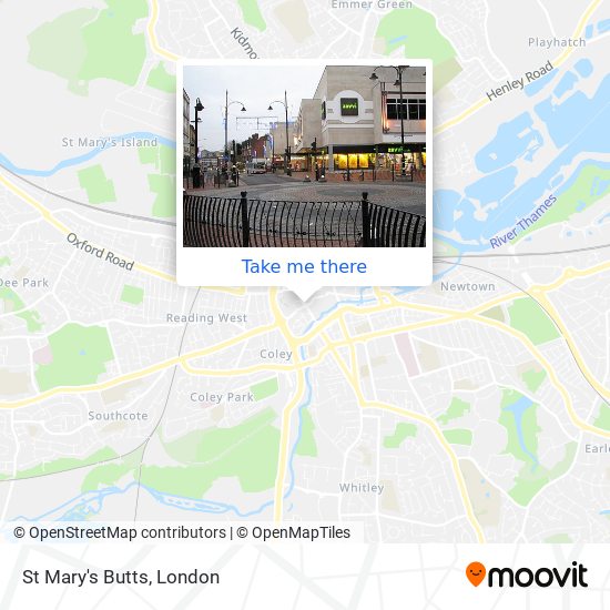 St Mary's Butts map
