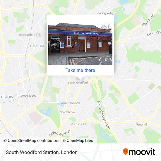 How to get to South Woodford Station by bus, train or Tube?