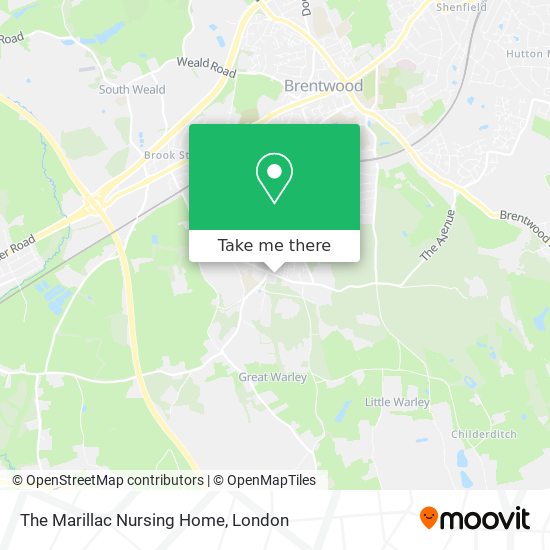 The Marillac Nursing Home map