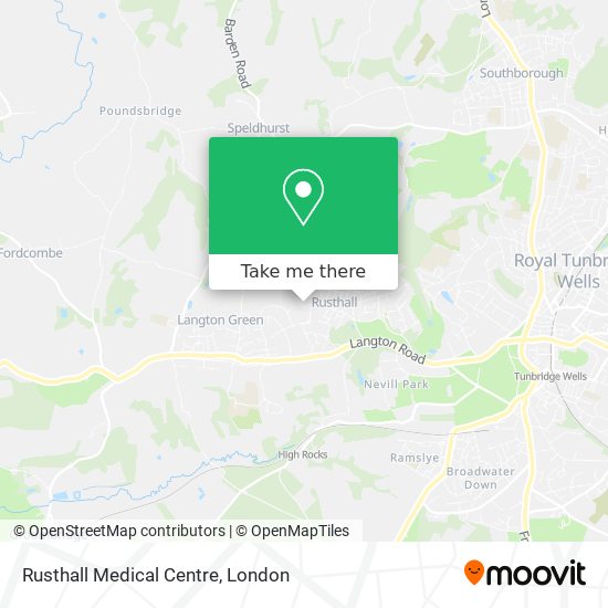 Rusthall Medical Centre map