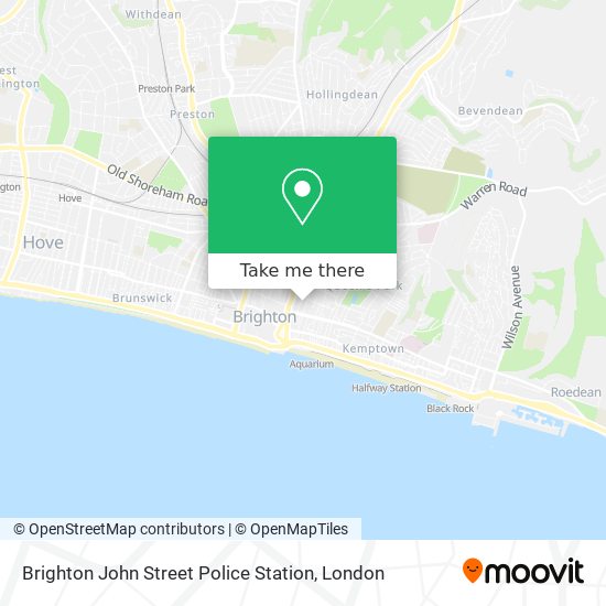 Brighton John Street Police Station map