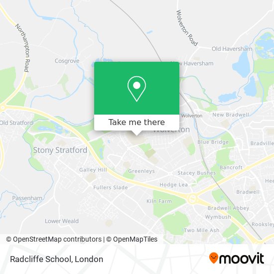 Radcliffe School map