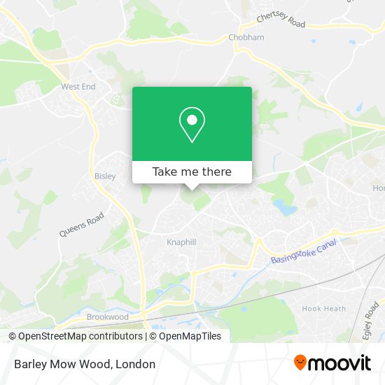 Barley Mow Wood map